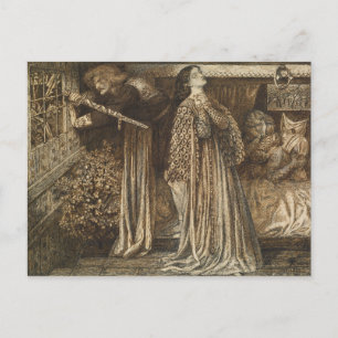 Postal Sir Launcelot en la Cámara de la Reina Dante Rosse