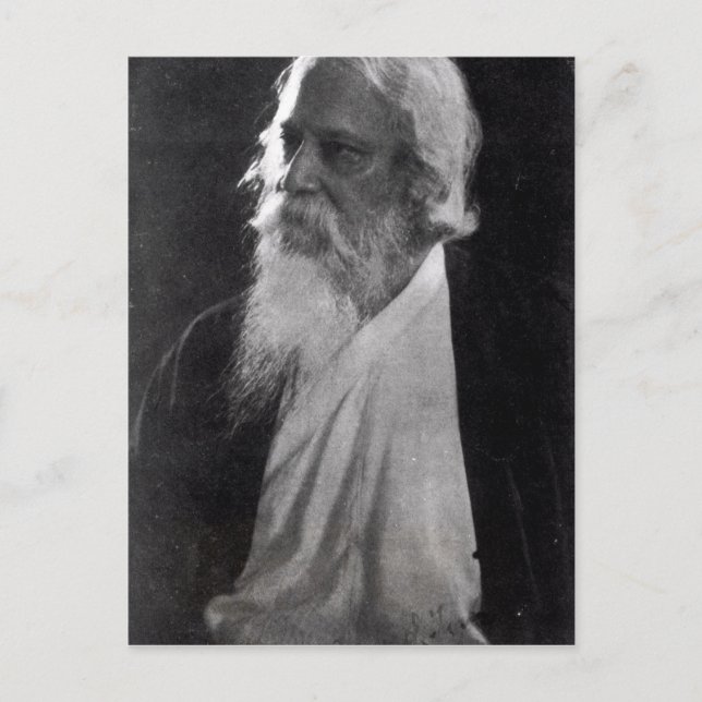 Postal Sir Rabindranath Tagore (Anverso)