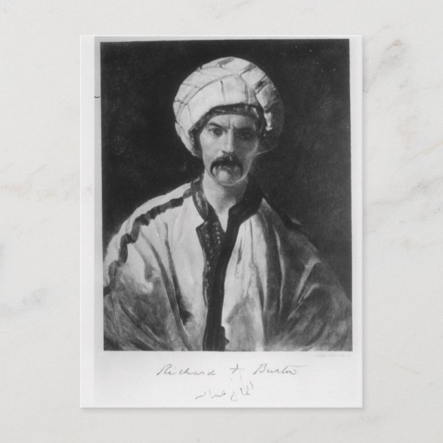 Postal Sir Richard Burton (Anverso)