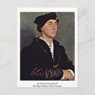 Postal Sir Richard Southwell Por Hans Holbein The Younger
