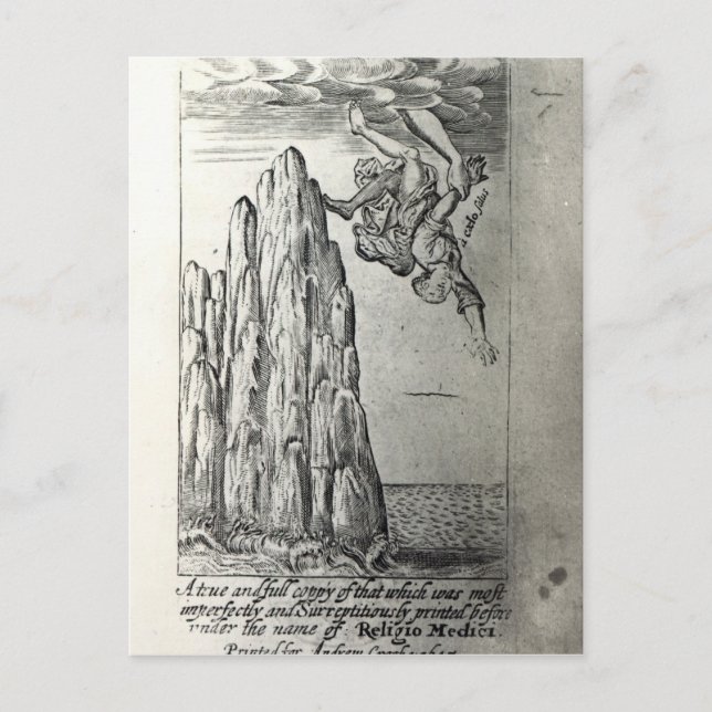 Postal Sir Thomas Browne, 1645 (Anverso)