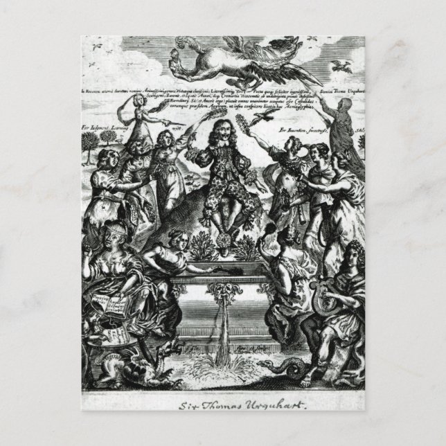 Postal Sir Thomas Urquhart (Anverso)