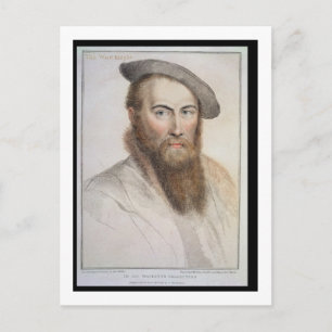 Postal Sir Thomas Wyatt (c.1503-42) grabado por Francesco