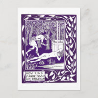 Sir Tristram por el Ilustracion Aubrey Beardsley