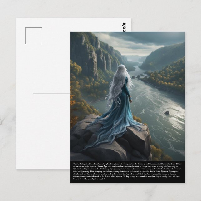 Postal Siren Loreley (Anverso / Reverso)