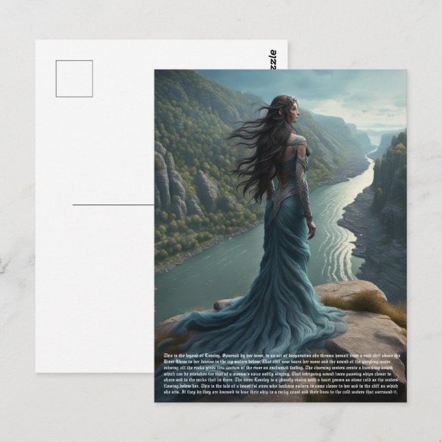 Postal Siren Loreley (Anverso / Reverso)
