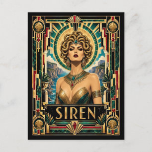 Postal Sirena, Art Deco Mitológica