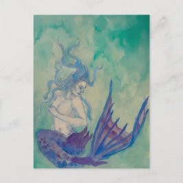 Postal Sirena azul