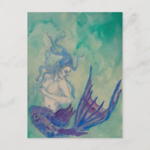 Postal Sirena azul