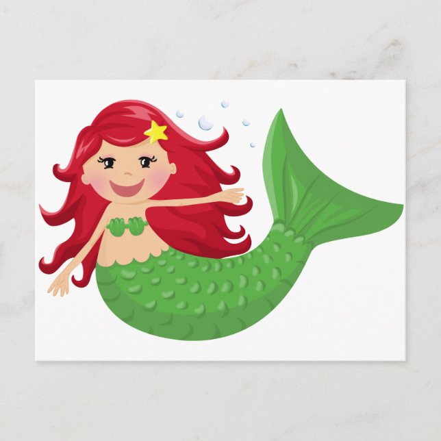 Postal Sirena Cuta (Anverso)