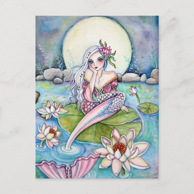Postal Sirena de Lily de Agua - Postcard (Anverso)