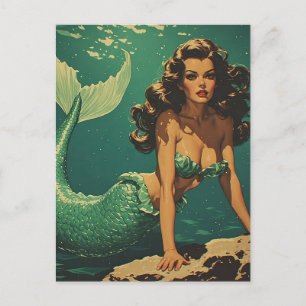 Postal Sirena del fondo