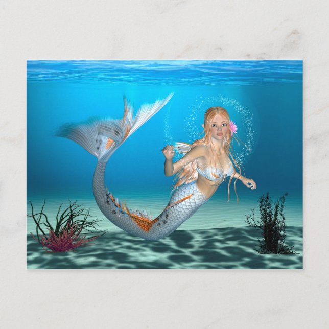 Postal Sirena Encantadora (Anverso)