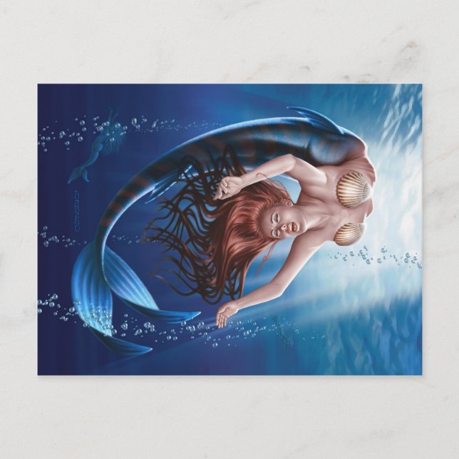 Postal "Sirenas" (Anverso)