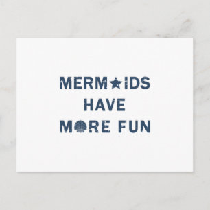 Postal Sirenas Regalo De Cumpleaños Divertido Idea Para C