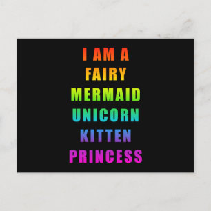 Postal Sirenas Sirena Del Mar Chica Regalo Divertido Cump