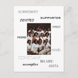 Postal SISTA, AMIGO, AMIGO, CONFIADO, APOYADOR, ACc...