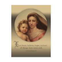 Sistine Mary y Jesus child Love Cita 2007