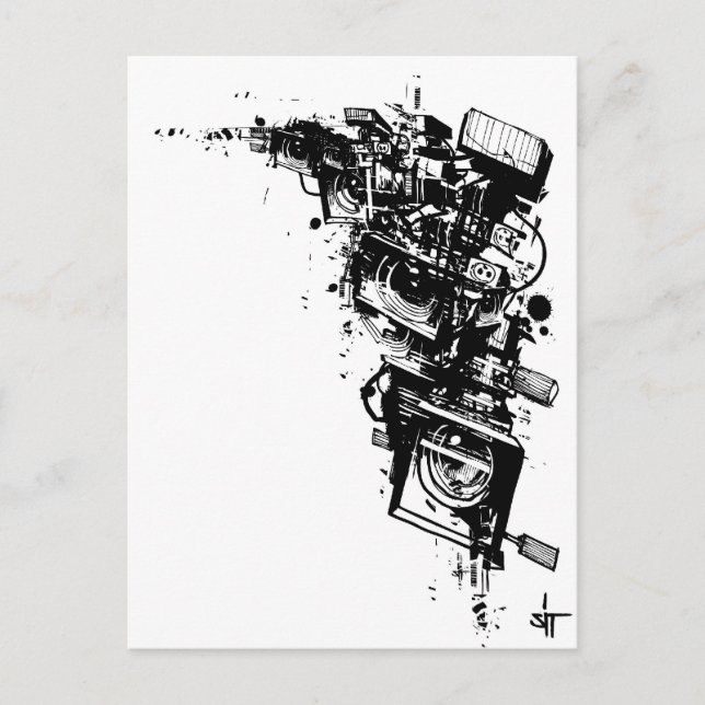 Postal SIT "Sin cable 7" (Anverso)