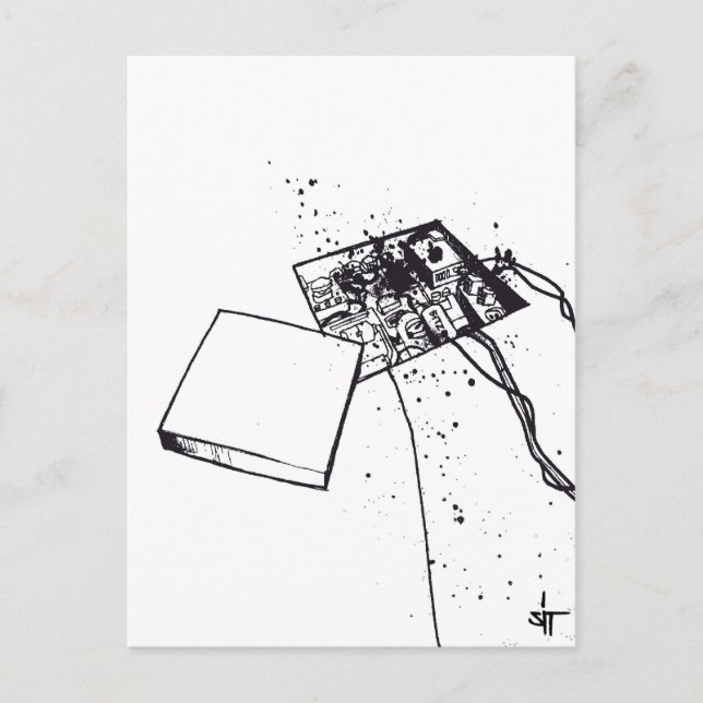 Postal SIT "Sin cable 8" (Anverso)