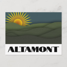 Postal Sitio de Altamont California del Concierto Gratuit