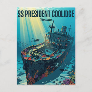 Postal Sitio de buceo en el naufragio del SS President Co