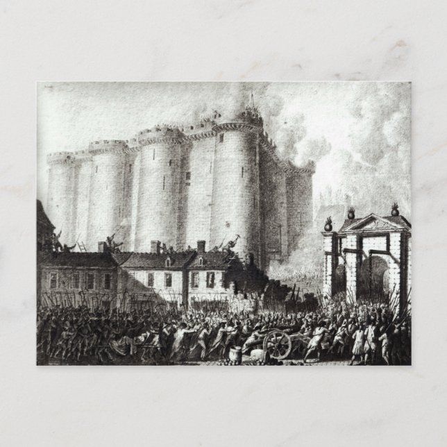 Postal Sitio de la Bastilla, 14 de julio de 1789 (Anverso)