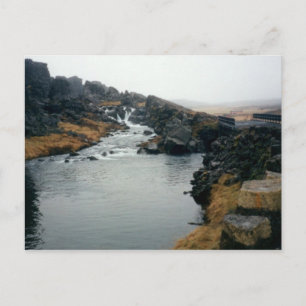 Postal sitio de la UNESCO en el hotel, Islandia