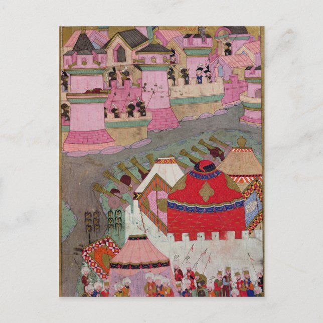 Postal Sitio de Viena por Suleyman I the Magnificent (Anverso)