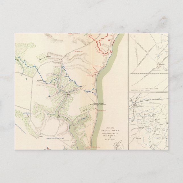 Postal Sitio de Yorktown (Anverso)