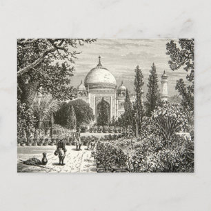 Postal Sitio del Patrimonio de la Humanidad de Taj Mahal 