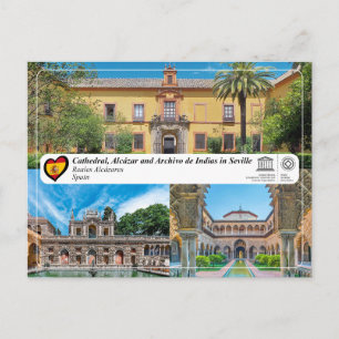 Postal Sitio del Patrimonio Mundial de la UNESCO - Alcáza