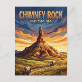 Postal Sitio Histórico Nacional Chimney Rock EE. UU.