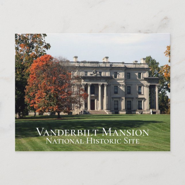 Postal Sitio Histórico Nacional Vanderbilt Mansion, NY (Anverso)