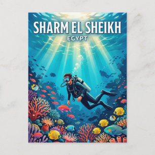 Postal sitios de buceo en Sharm El Sheikh Egipto