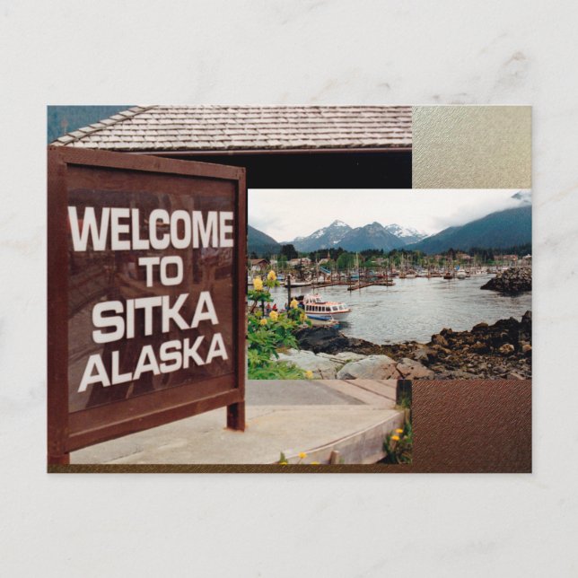 Postal Sitka, Alaska (Anverso)