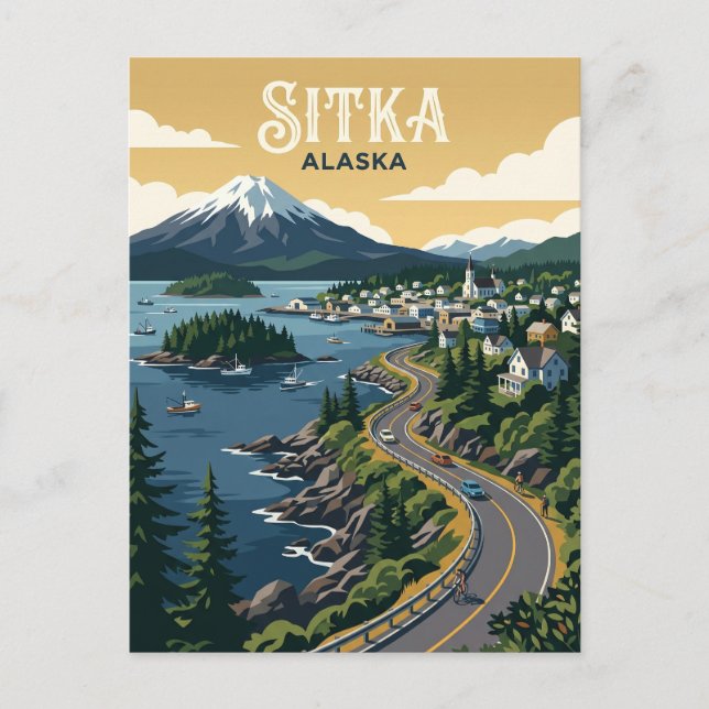 Postal Sitka EE. UU. (Anverso)