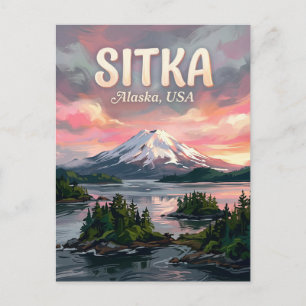 Postal Sitka Sound Viajes Alaska