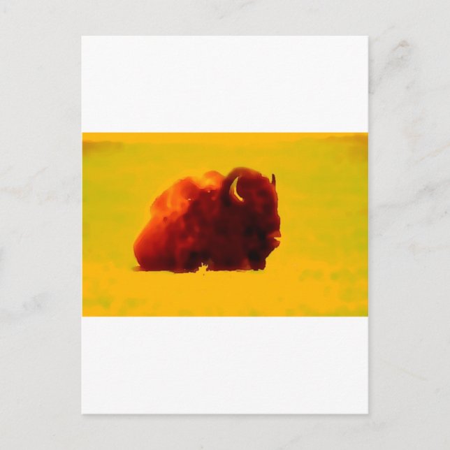 Postal Sitting Bison (Anverso)