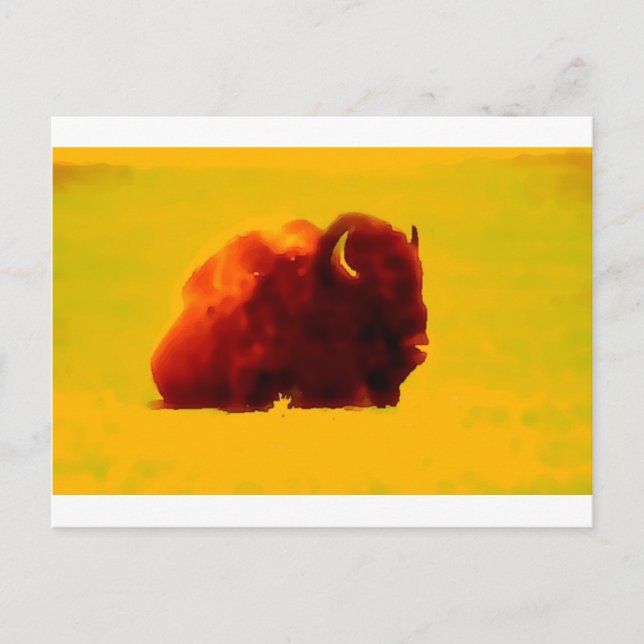 Postal Sitting Bison (Anverso)