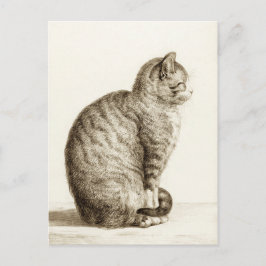 Postal Sitting cat - Jean Bernard