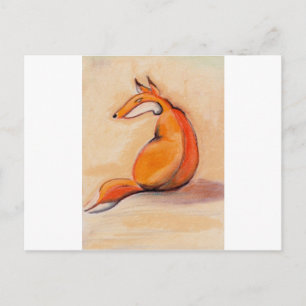 Postal Sitting Fox