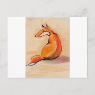 Postal Sitting Fox