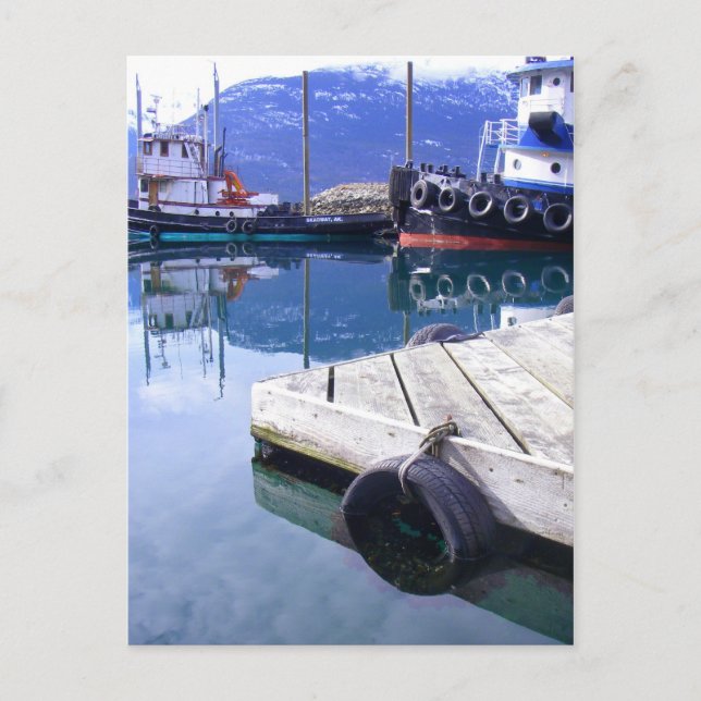 Postal Skagway, Alaska Tugs (Anverso)