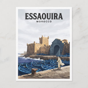 Postal Skala du Port Essaouira Marruecos