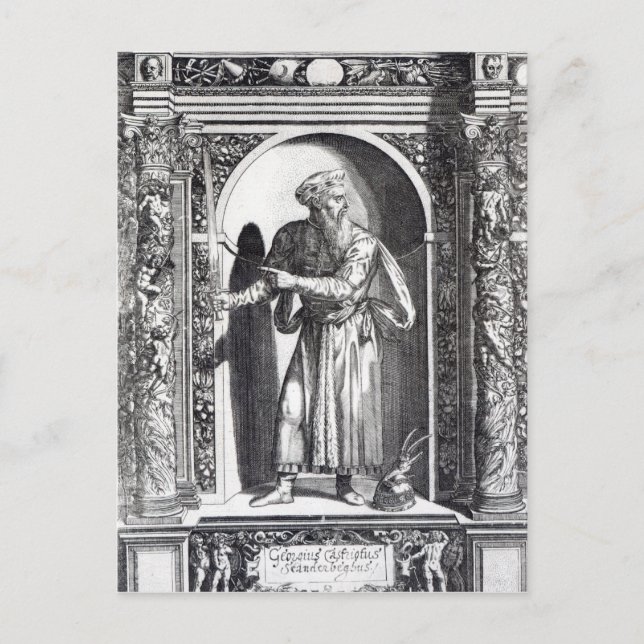 Postal Skanderbeg (Anverso)