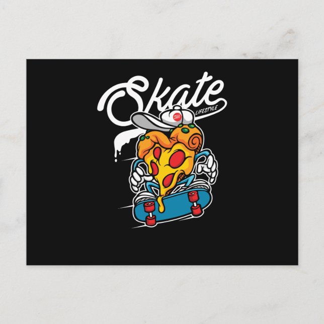 Postal Skate Pizza (Anverso)