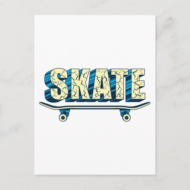 Postal Skateboard Skateboard Skateboarder Skateboarder (Anverso)