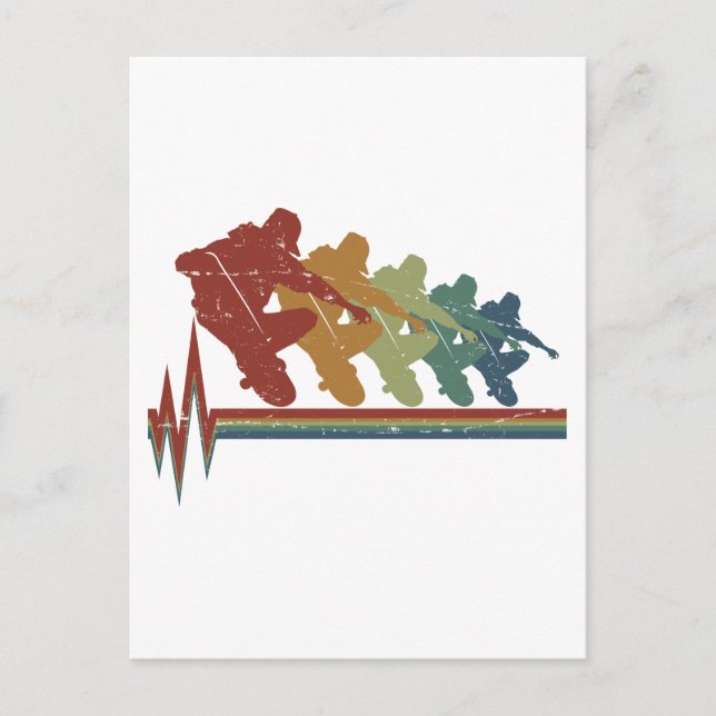 Postal Skateboard Skateboard Skateboarder Skateboarder (Anverso)