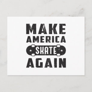 Postal Skateboard Skateboarder Halfpipe Gift Idea